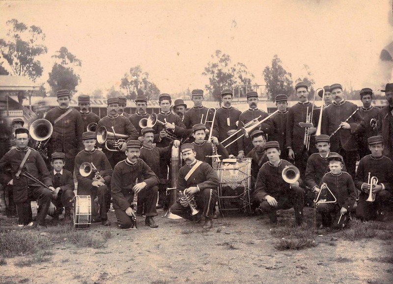 [Brass Band in Ballarat, Victoria - early 1900s]